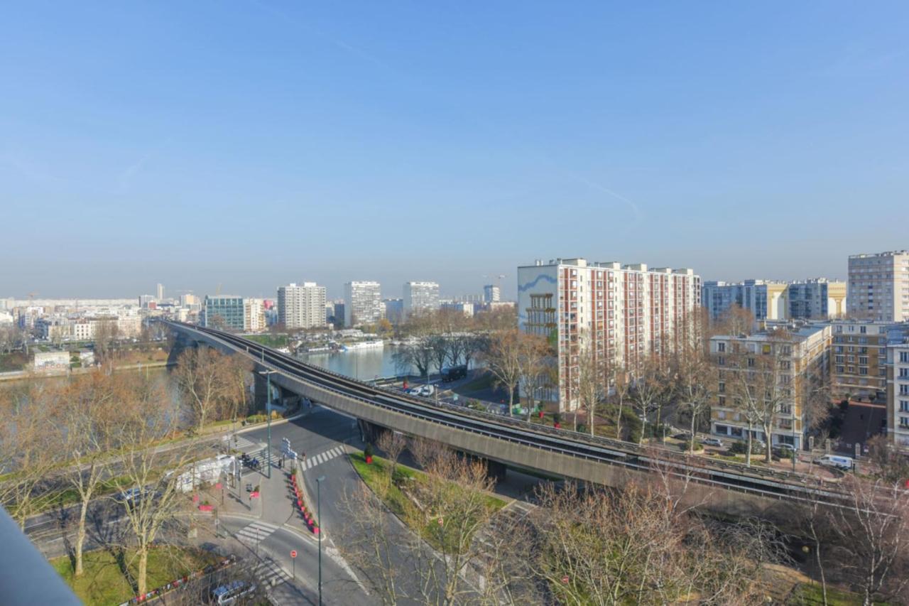Appartement Jaures Vue Sur La Seine - Welkeys Clichy Exterior foto